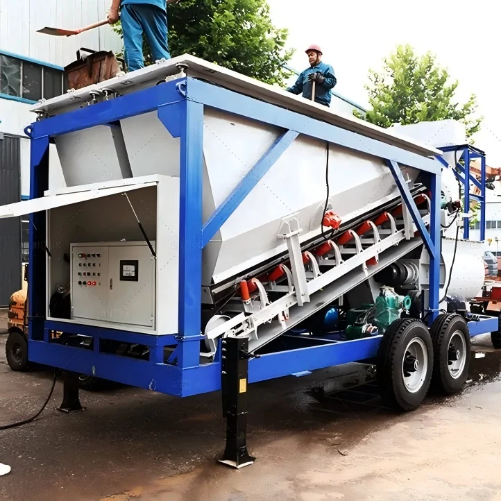 Chen Li Mobile Boncrete Beconting Plants Дешевая цена бетон готовый смешанный