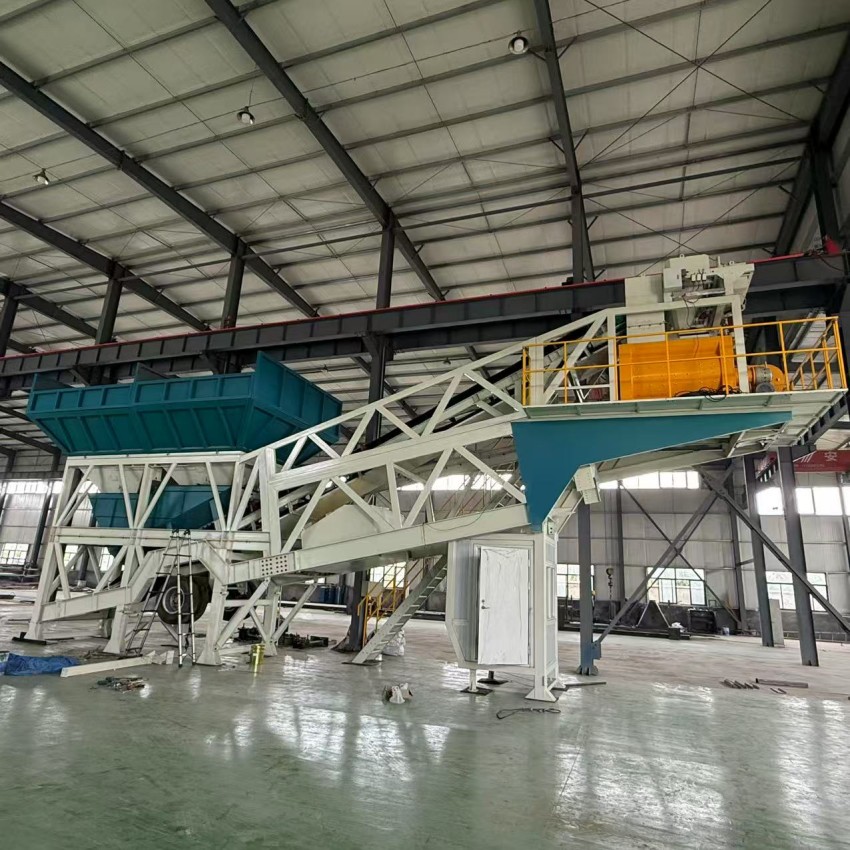 Портативный маленький мини -мобильный бетонный пакетный завод за фабрик за завод на продажу завод станции